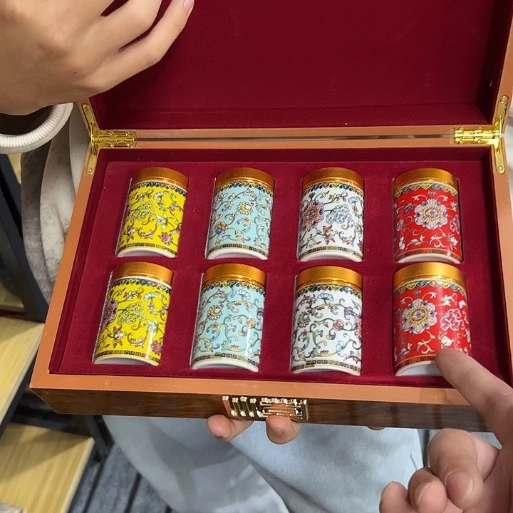 茶叶罐陶瓷家用储物罐瑕疵福利品介意勿拍