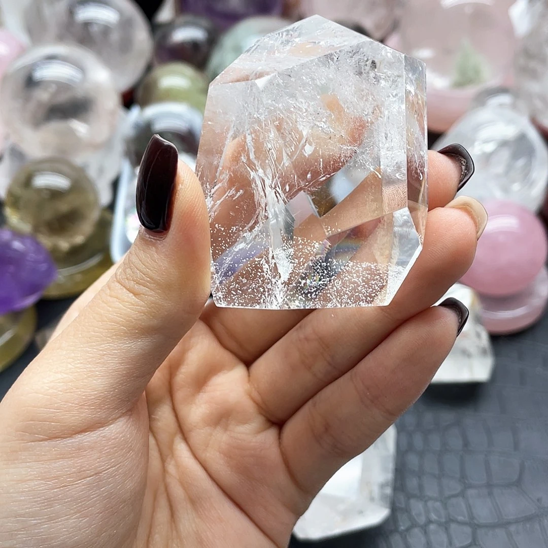 A***圆珠宝半成品未镶嵌水晶21