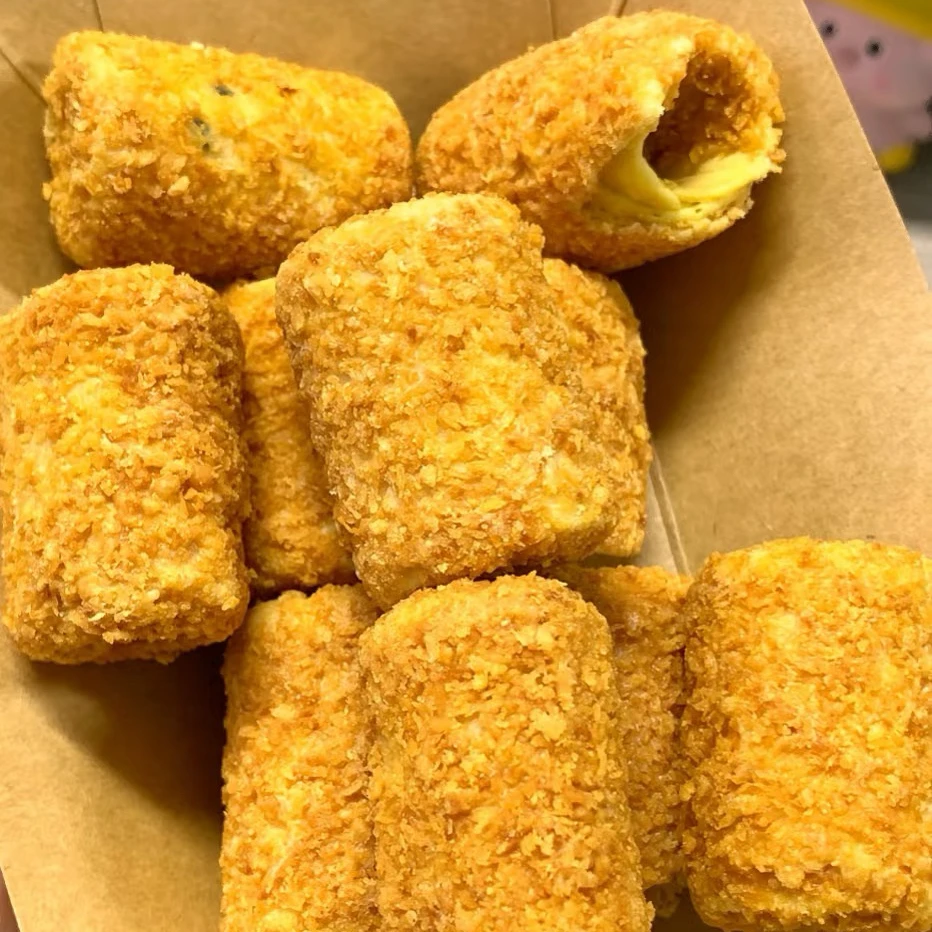 椰黄酥酥蛋卷小吃追剧下午茶解馋零食小吃网红爆款充饥整箱休闲