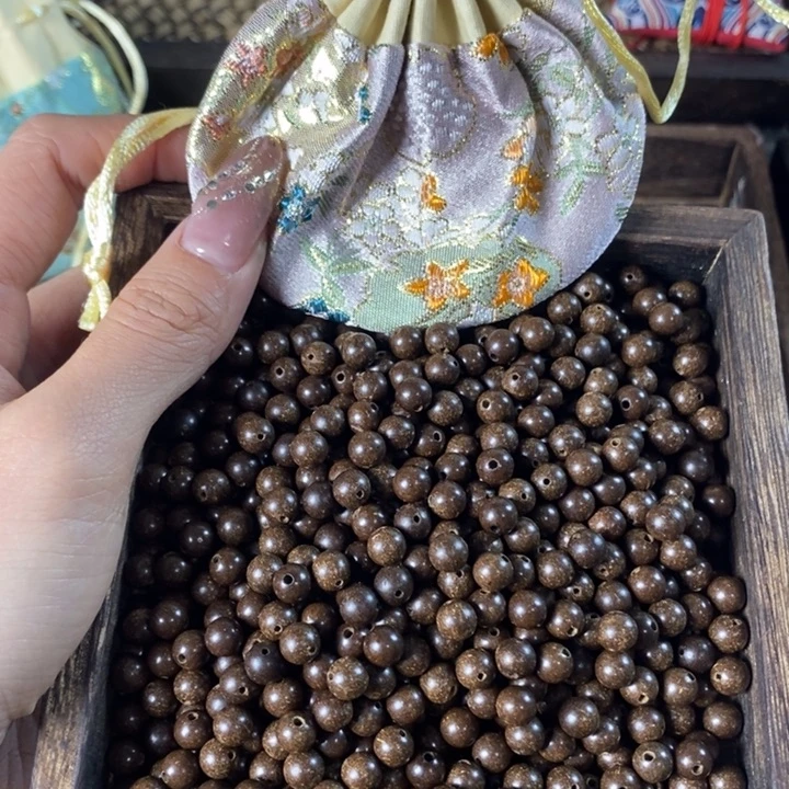 泥塑雍正茉莉0.6瑕疵珠香包约50克