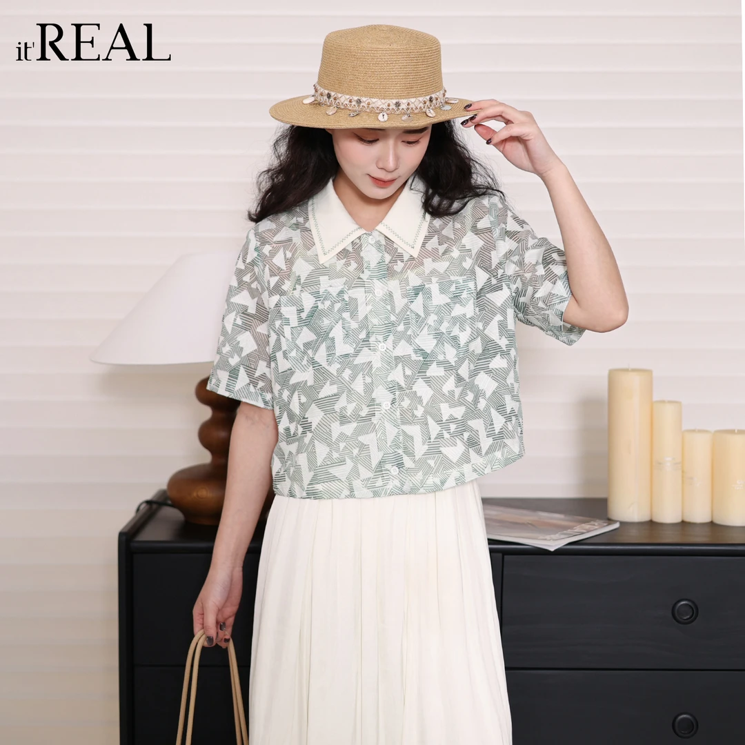 It'real瑞尔春夏新款小众设计感上衣衬衣1772103073