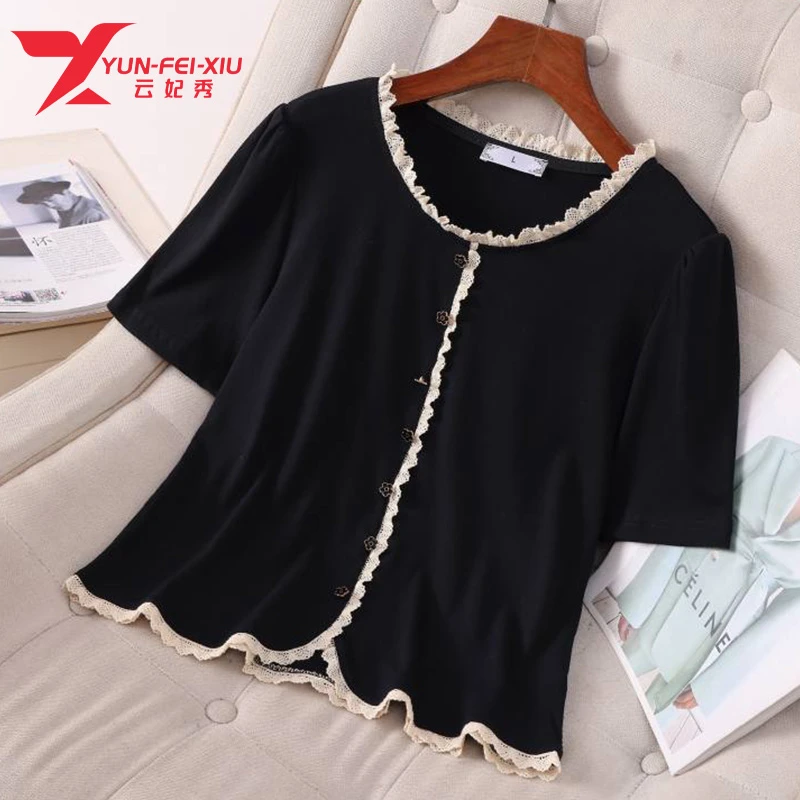 云妃秀大码女装衬衫休闲宽松微胖百搭减龄日常显瘦时尚夏季9280