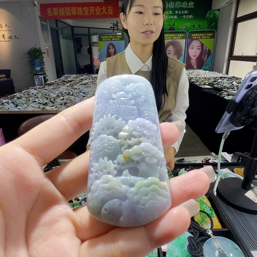颈饰未镶嵌翡翠一
