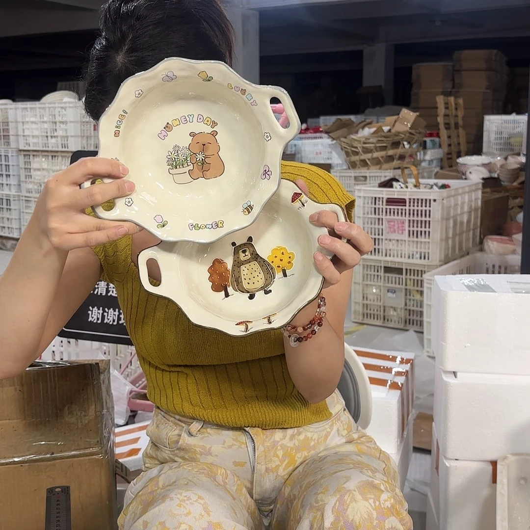 瓷微瑕陶瓷餐具釉下彩