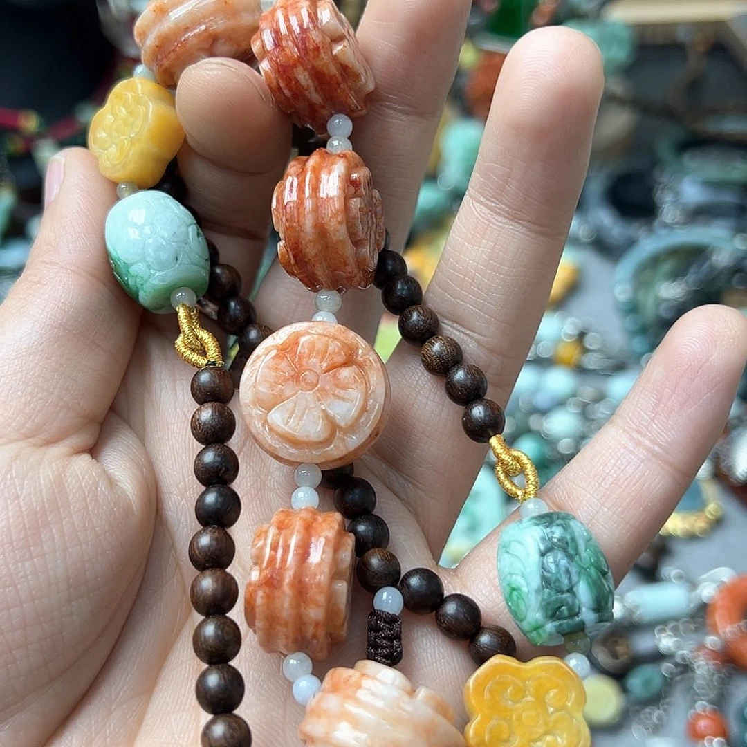 翡翠戒指未镶嵌晨****๑