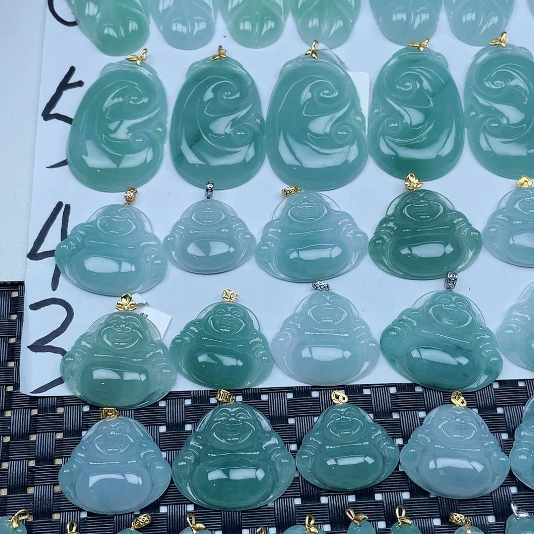 翡翠未镶嵌吊坠(不含链)翡翠