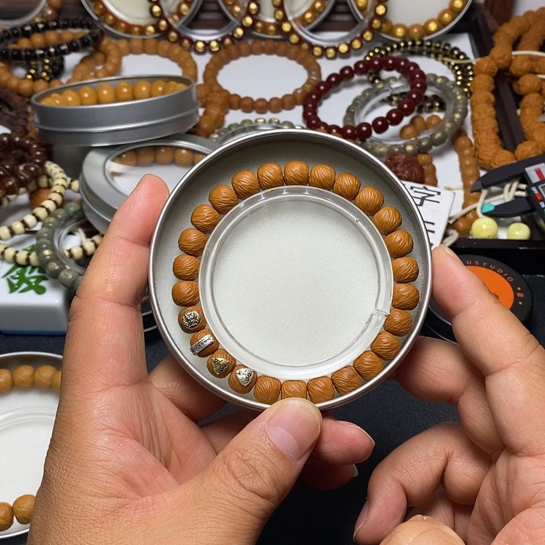 猴头核桃手串全品9左右四标云锦26号