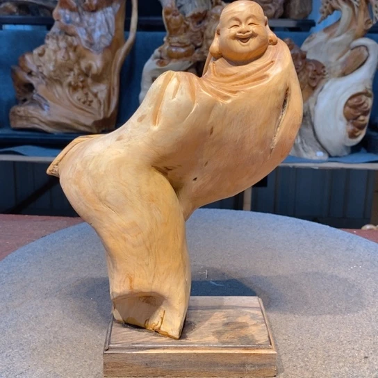 柏木（崖柏）根雕摆件