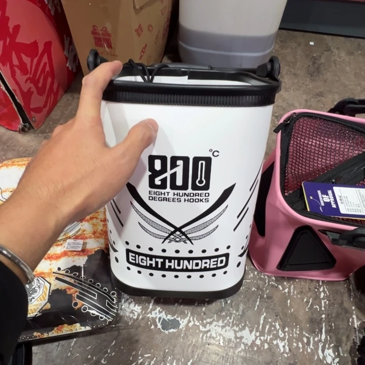 800度白色加高打水桶一个，新