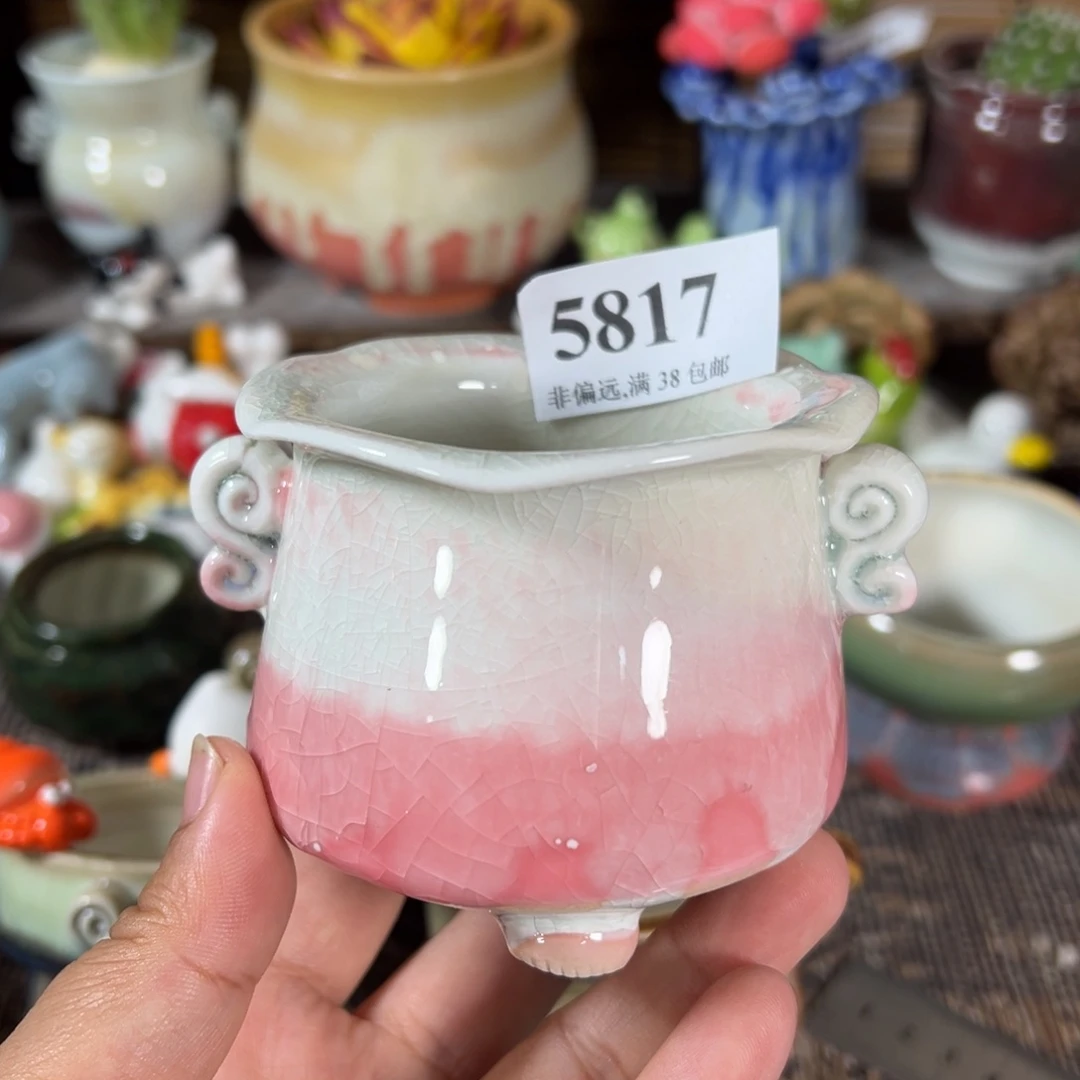 口5 手工花盆满30包邮