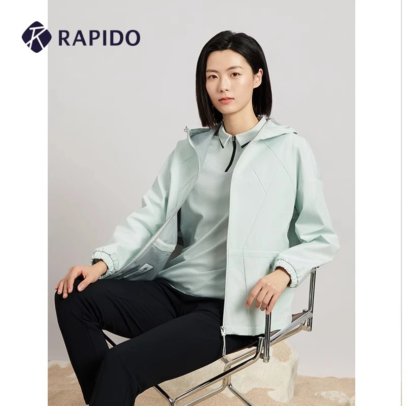 【新品】RAPIDO雳霹道2025春秋女士休闲运动宽松夹克外套CP5239J06