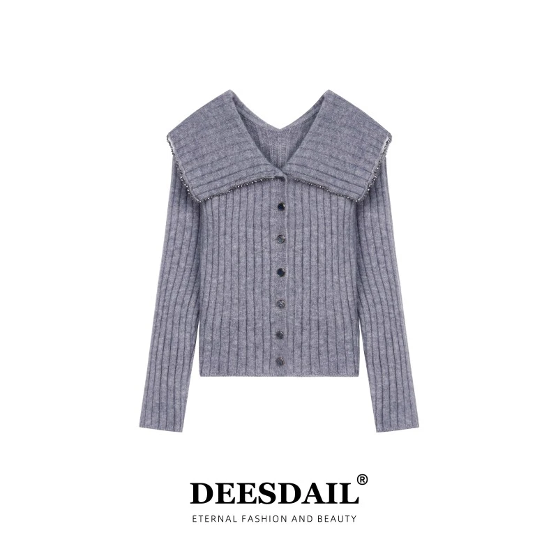 【346】DEESDAIL秋冬长袖毛衣百搭显瘦知性针织衫女A200