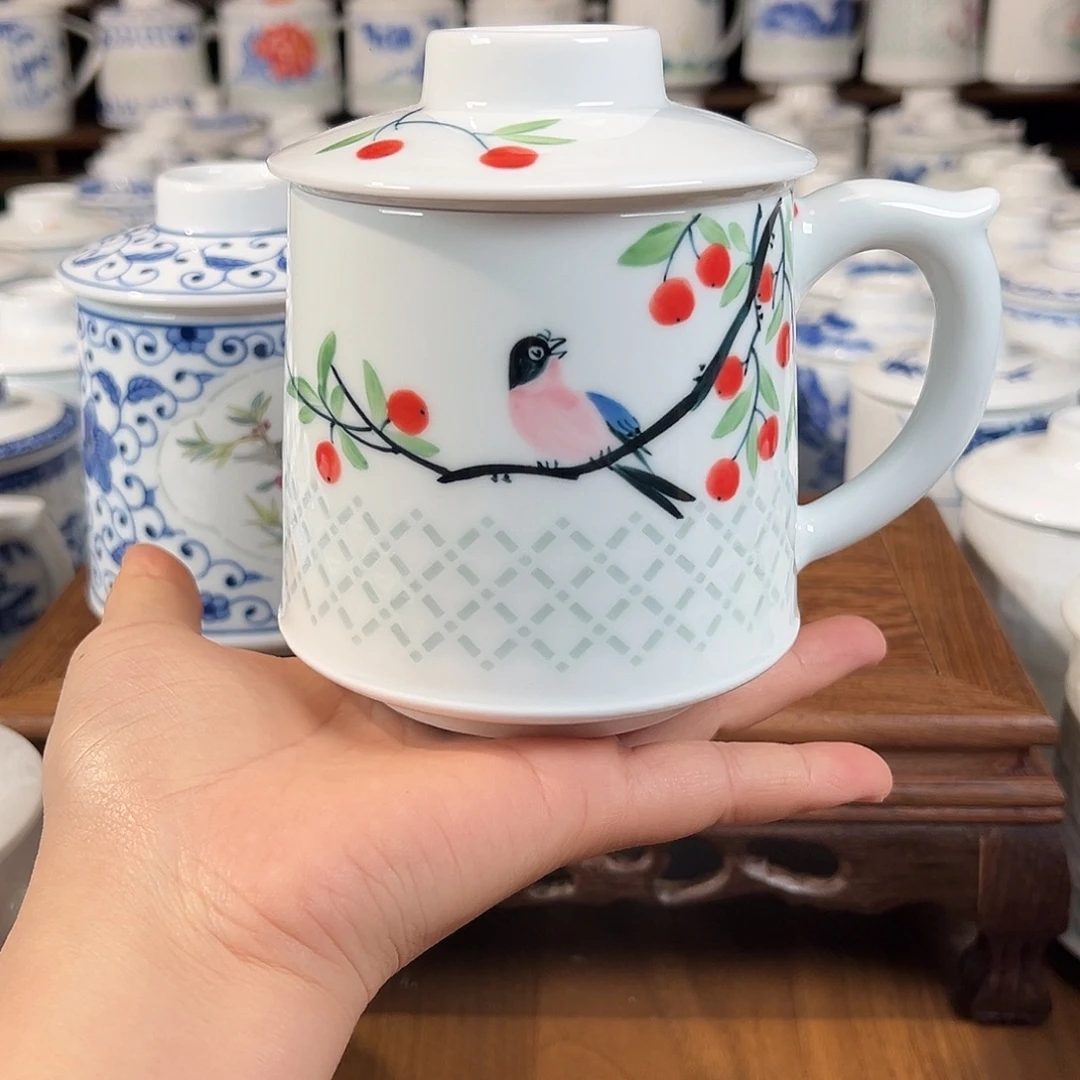 禾***士景德镇高温陶瓷办公杯