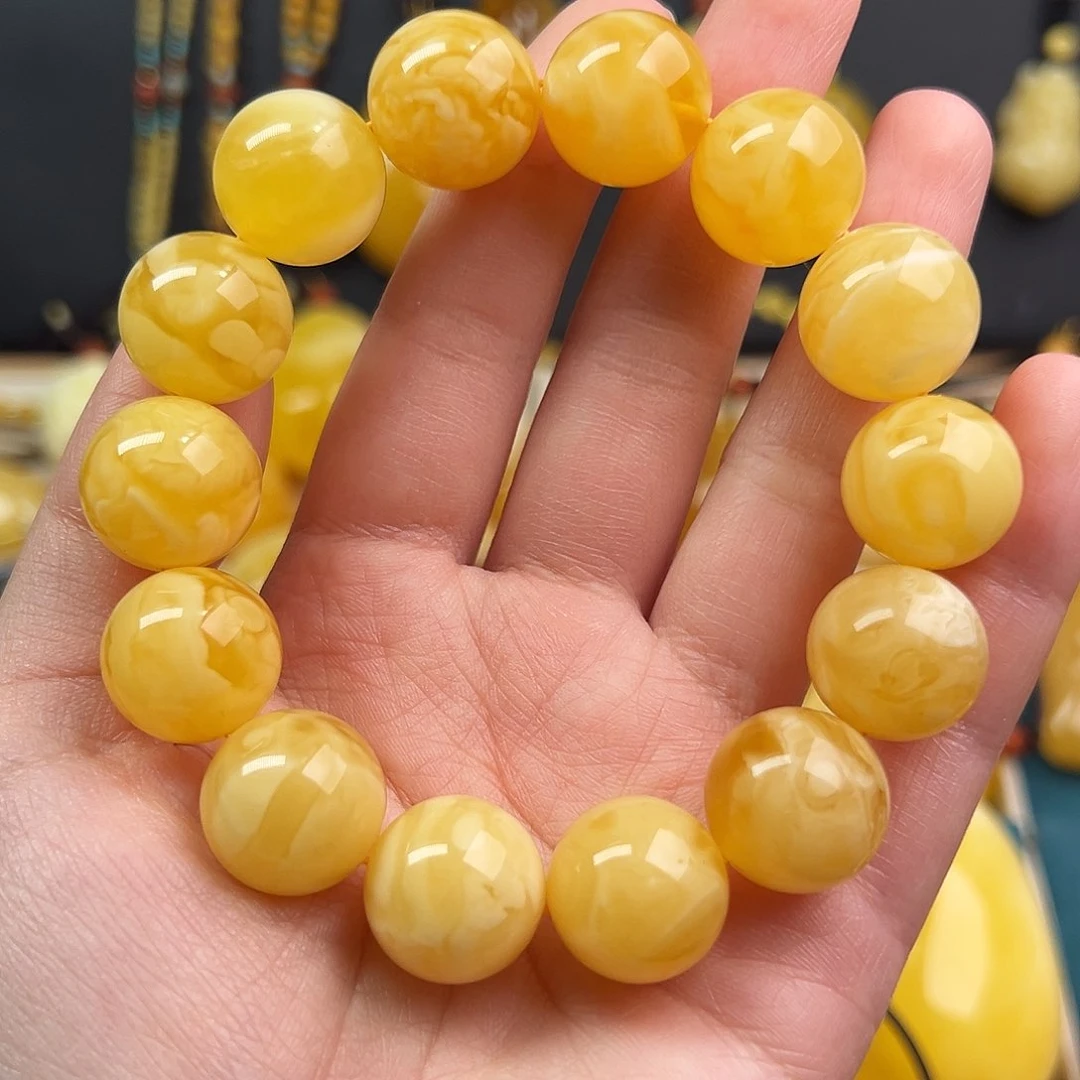 蜜蜡颈饰未镶嵌蜜蜡