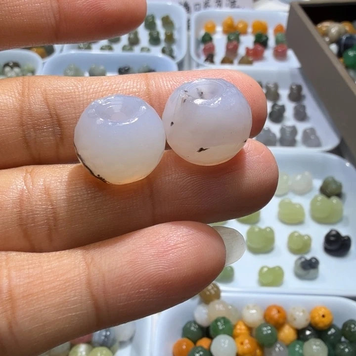 未镶嵌和田玉珠宝半成品卡16