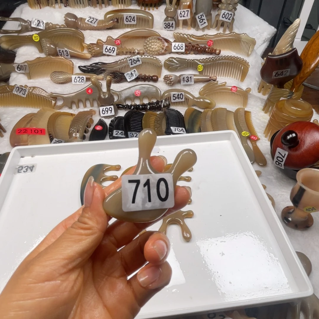 f***y牛角梳福利款梳子
