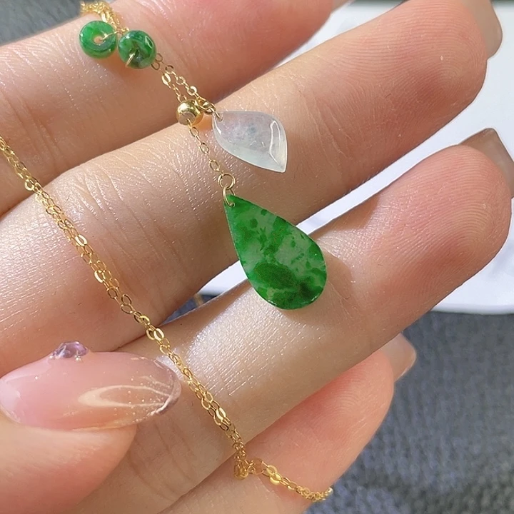 颈饰未镶嵌翡翠翡翠