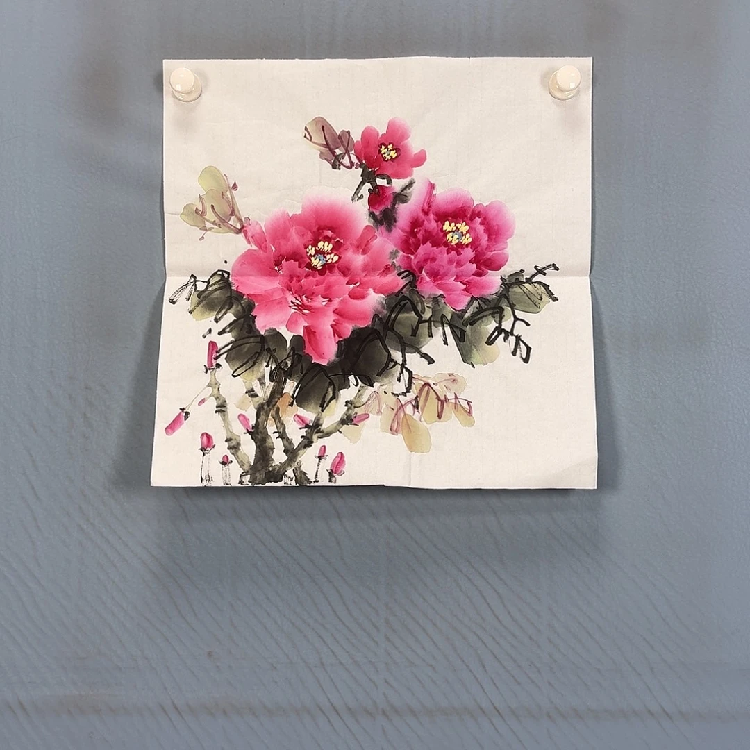 国画202 牡丹一如你初来