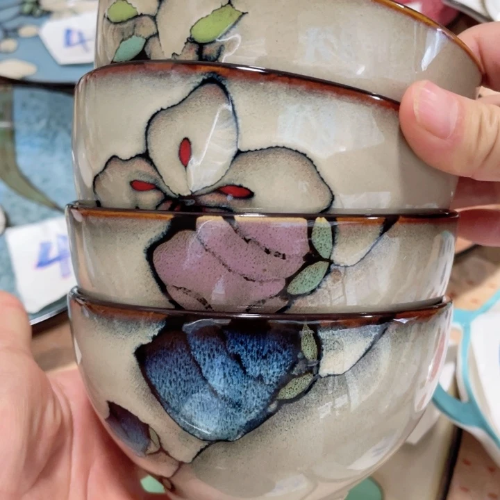瓷片4只混色正品福利价