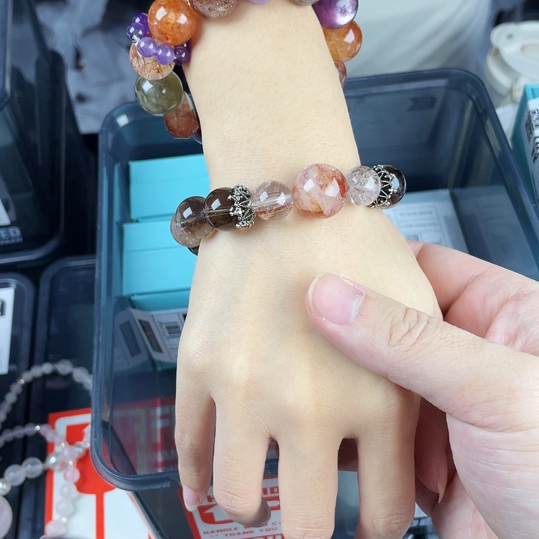 水晶银S925镶嵌手链