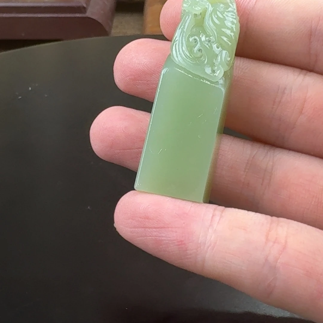 梦***9昌化石印石西藏梅子青a502