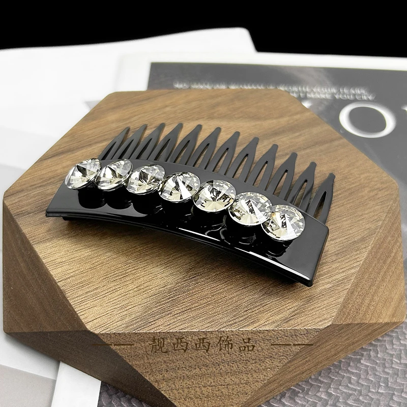 【LXX靓西西】7053 简约百搭清冷感7厘米碎发插梳