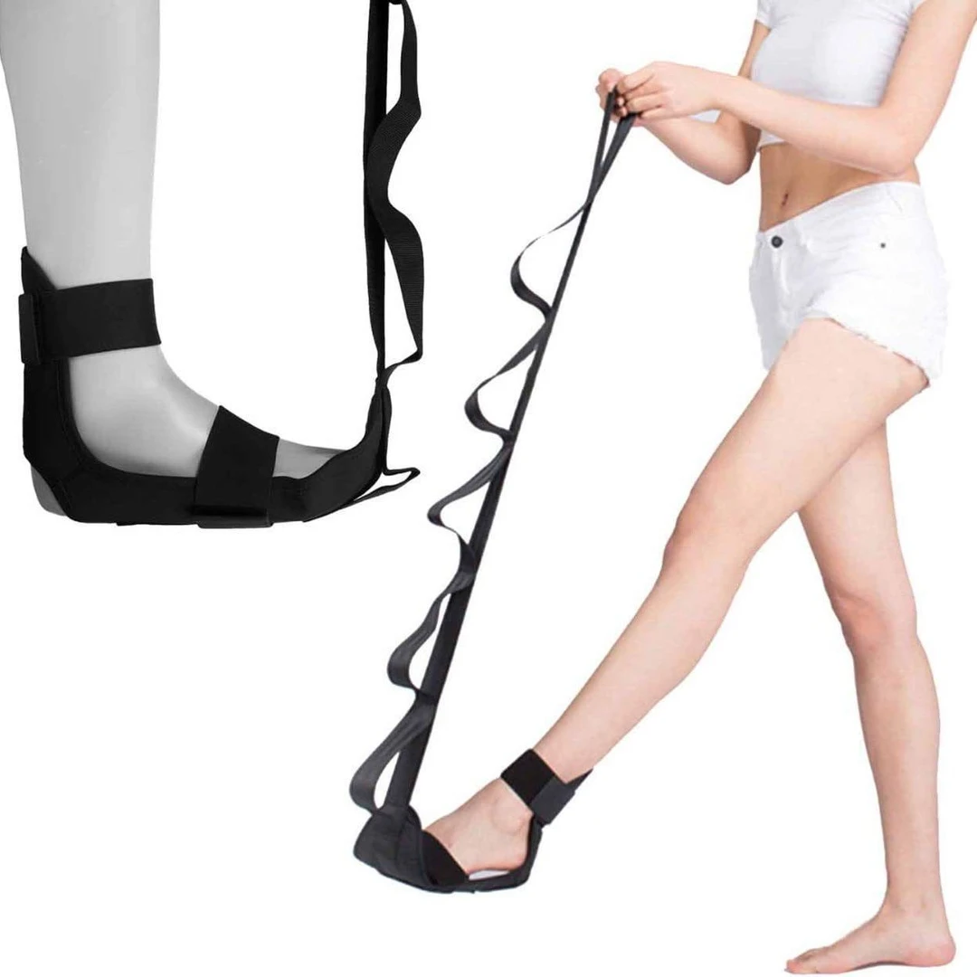 瑜伽拉筋带分段调节辅助拉脚筋带康复训练腿部足部拉伸带矫正带