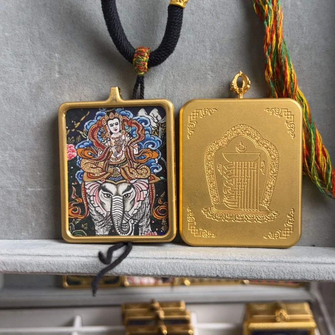 吊坠7*?单面私人定制普贤