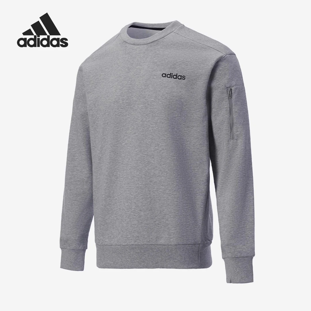 Adidas/阿迪达斯官方正品2024新款男士休闲长袖卫衣套头衫JF3223