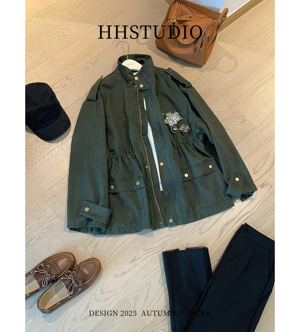 HHSTUDIO 军绿色外套 250939