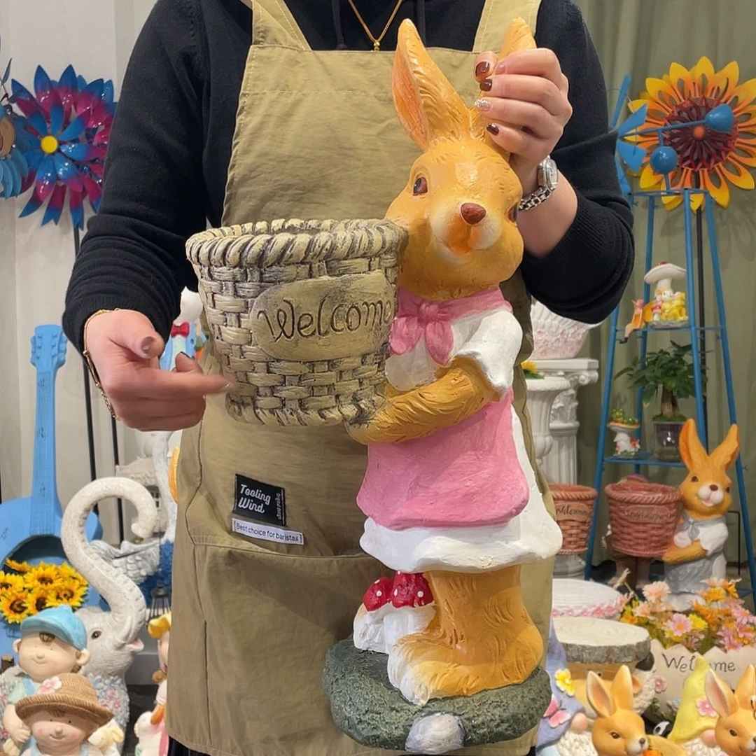 茶宠小号抱盆彼得兔粉