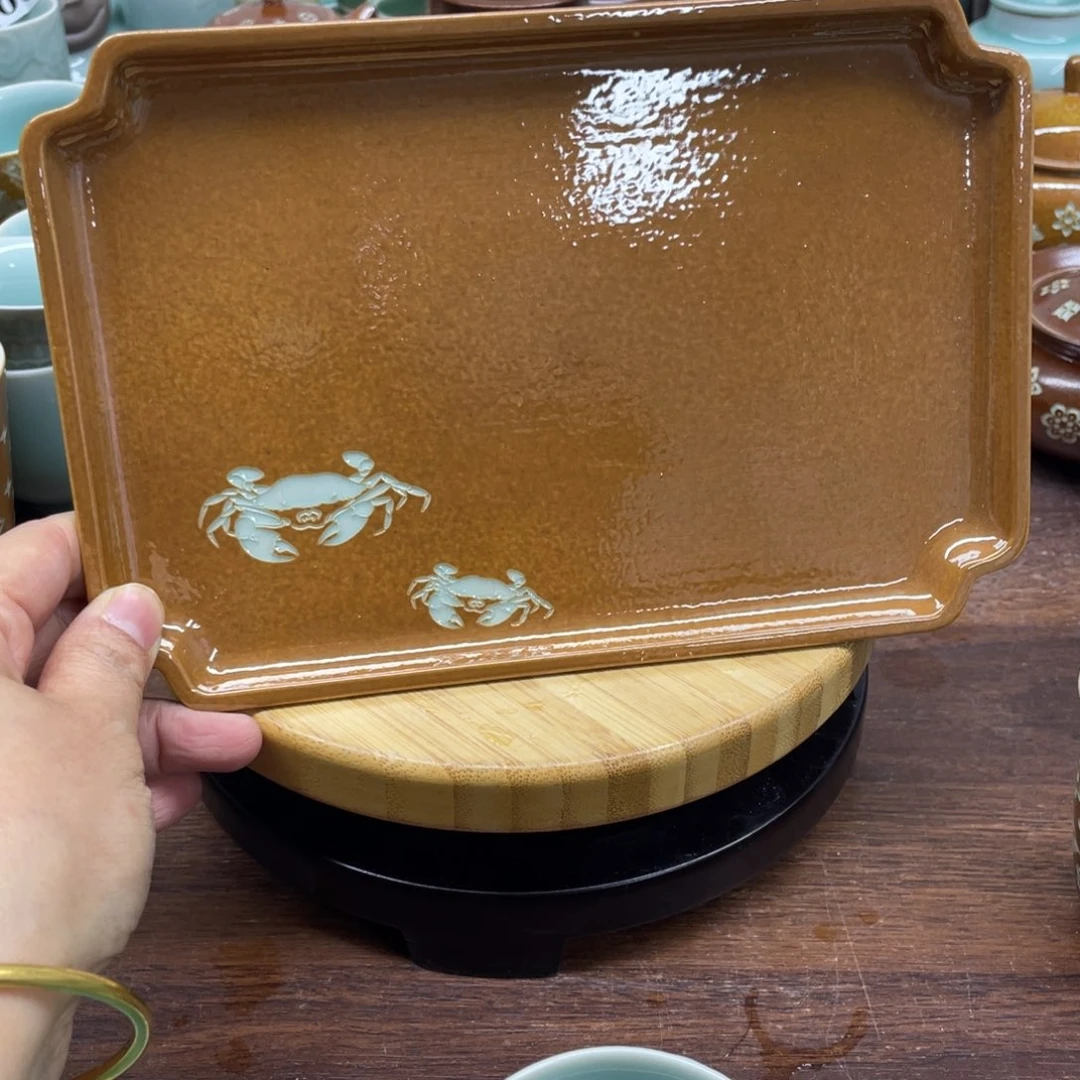 微瑕特价20.8*14茶盘