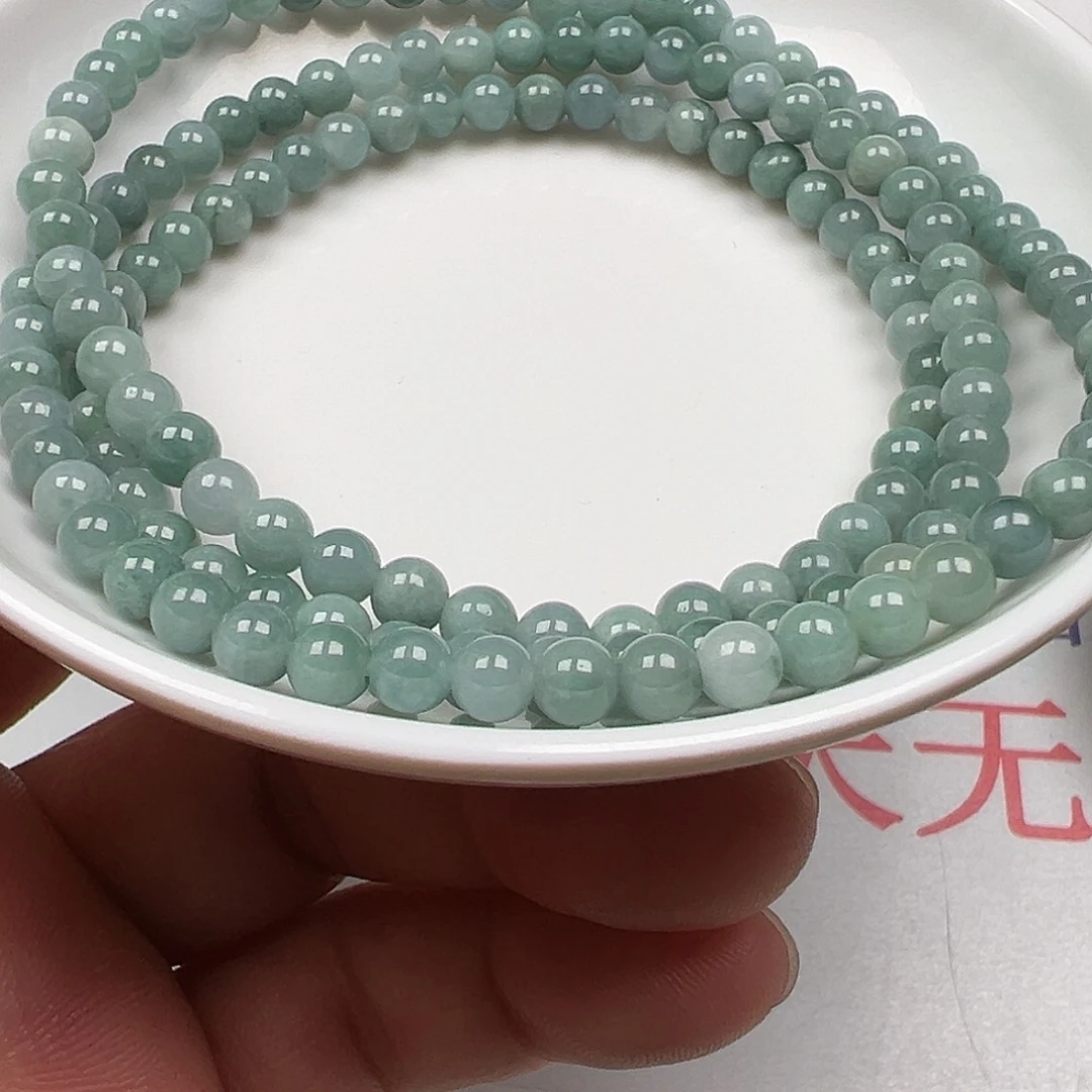 翡翠手链未镶嵌茱****9货主老华