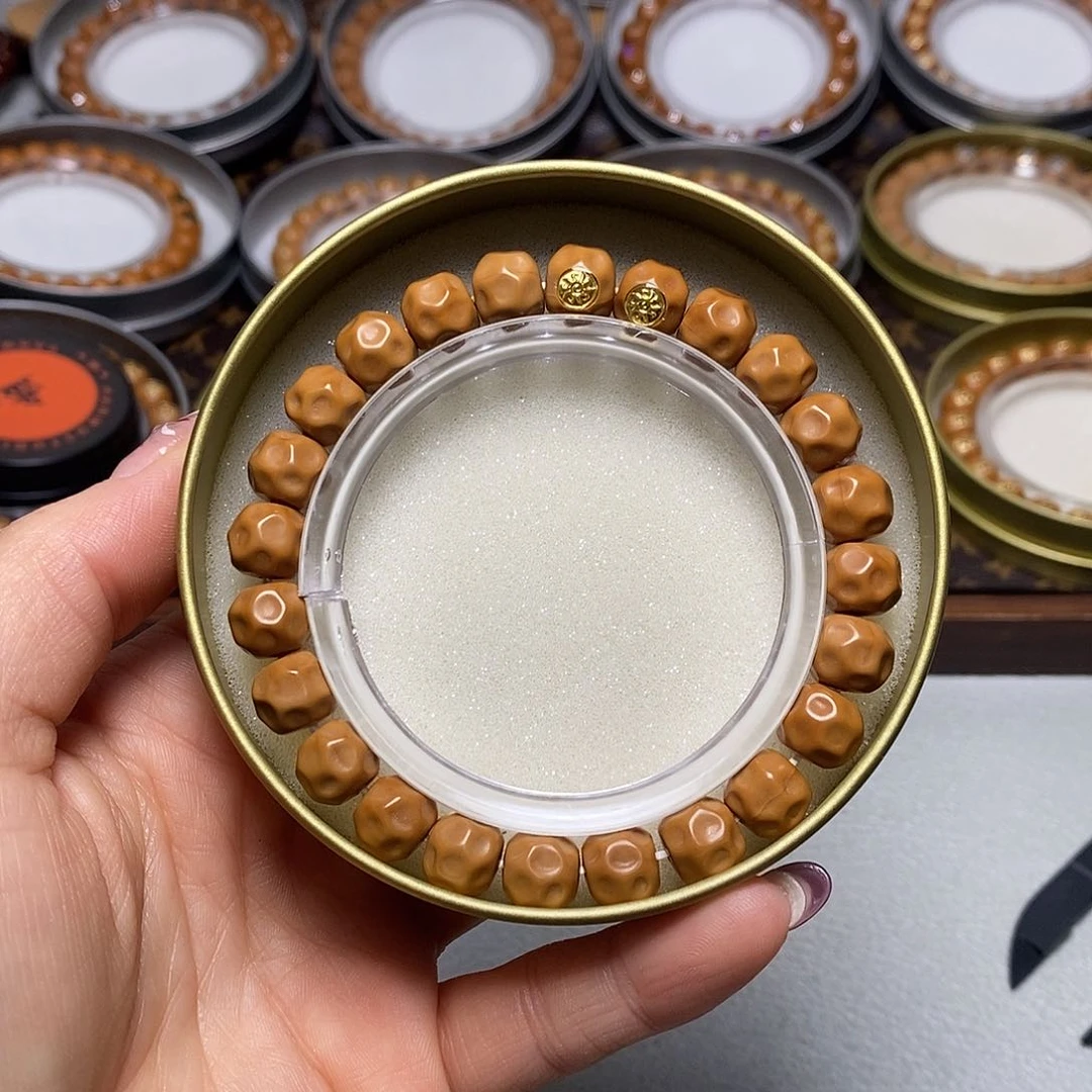 猴头核桃手串359号10左右18K双标深坑奶酪全品