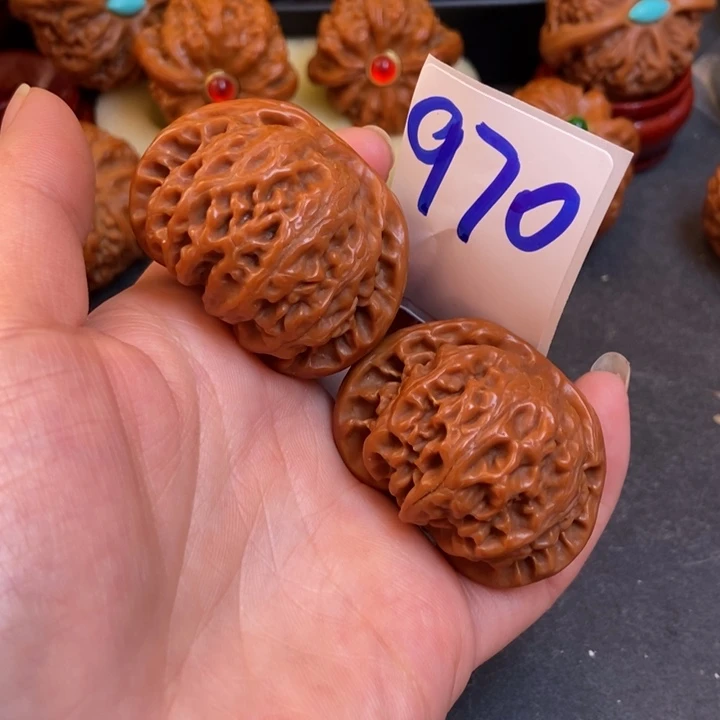 文玩核桃把件43宫灯970