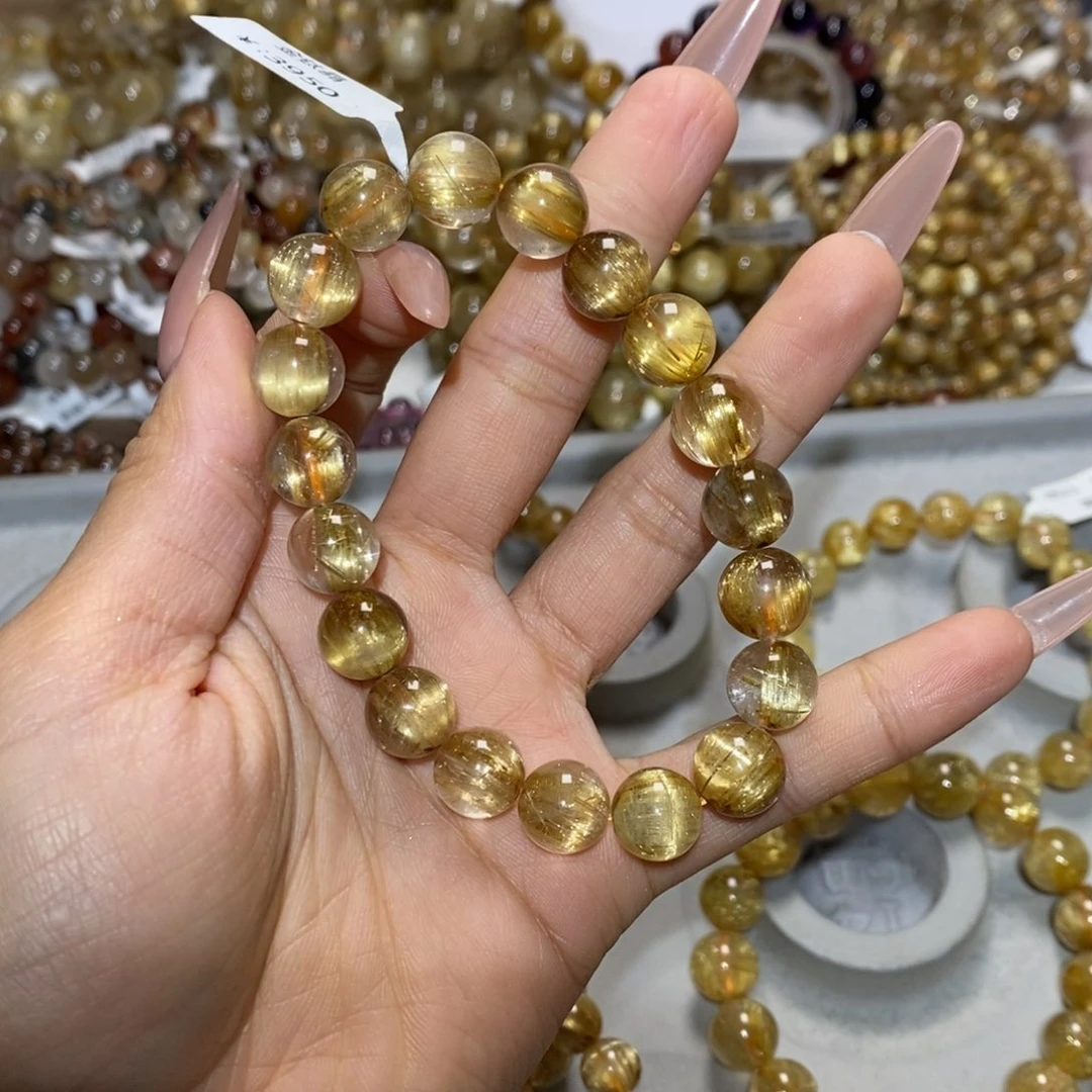 水晶手串未镶嵌山*手链