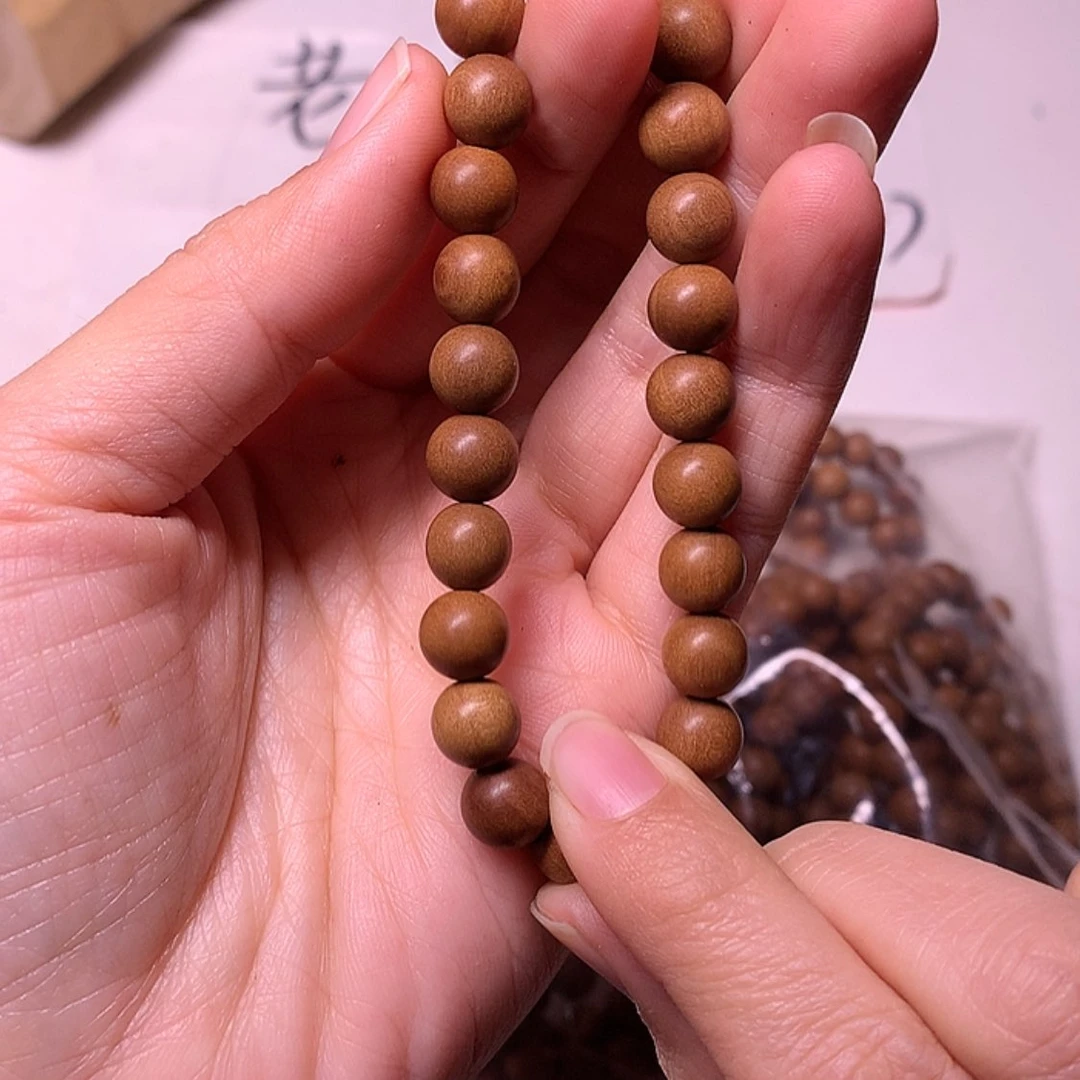 【闪购商品】檀香木手串/手链檀香0.8单圈瑕疵