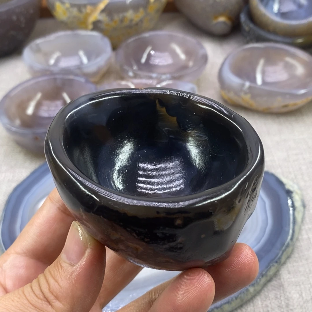 判***官玉原石手工制品石碗