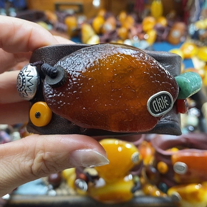 蜜蜡未镶嵌手镯手镯