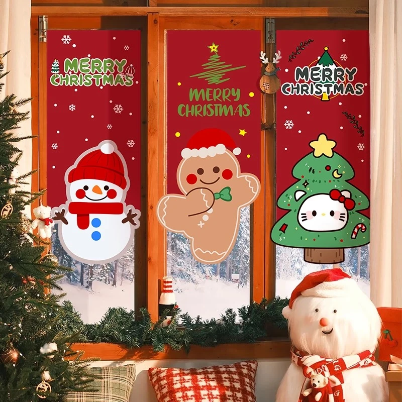 圣诞节装饰品挂旗橱窗挂旗商场珠宝店铺酒店场景布置挂布吊旗条幅