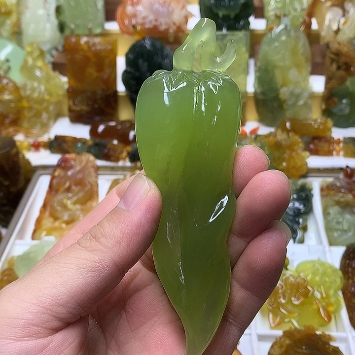 蛇纹石玉未镶嵌珠宝半成品