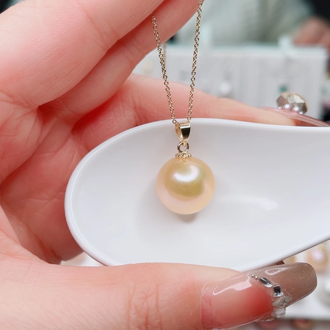 淡水珍珠吊坠(赠链)合金