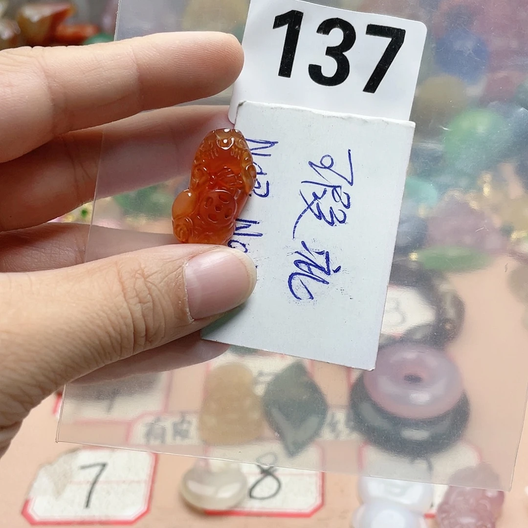 合金颈饰玛瑙/玉髓@**糖