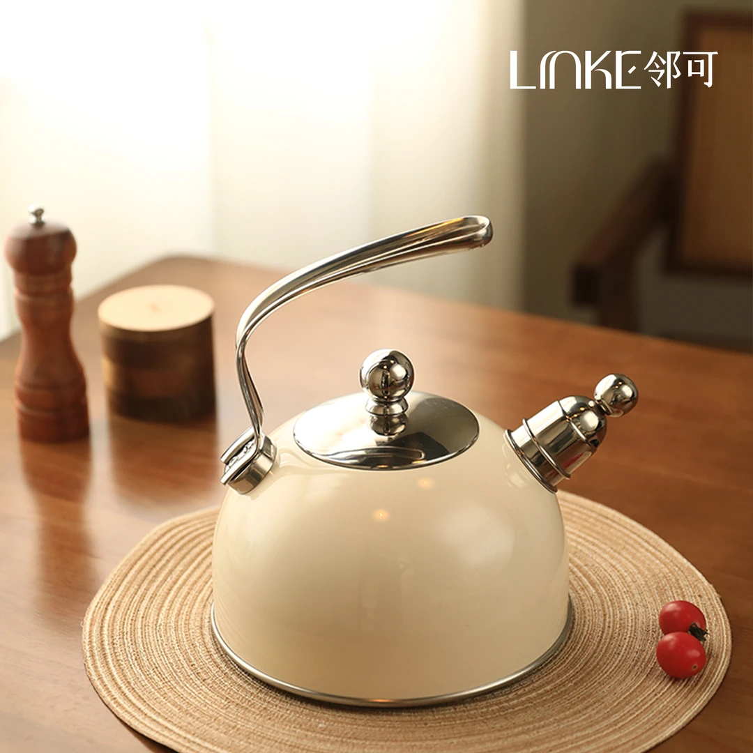 LINKE邻可 · 18-10不锈钢响水壶 高颜值喷色鸣音0涂层烧水壶