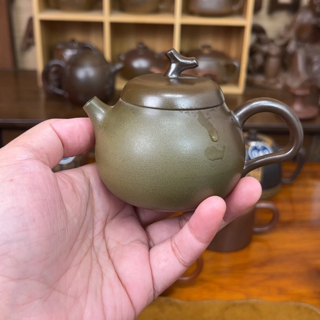 柴烧壶上官老师作品微瑕