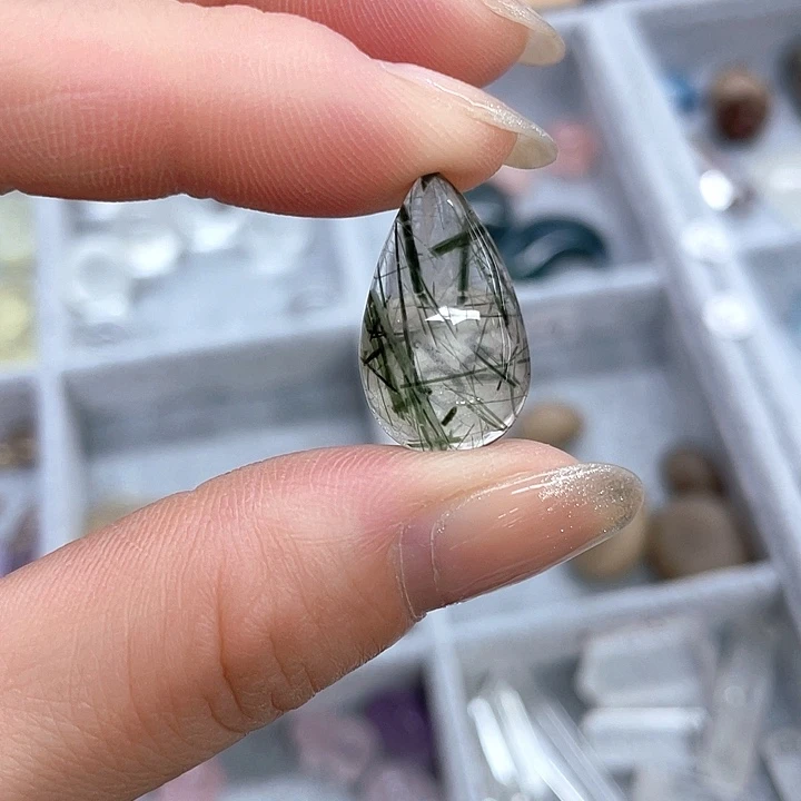 珠宝半成品未镶嵌发晶7115