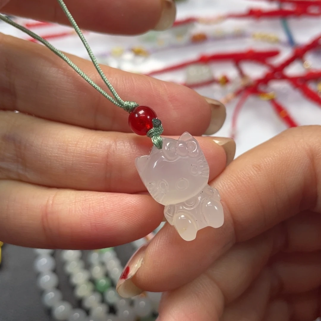 玛瑙/玉髓未镶嵌车挂手机挂