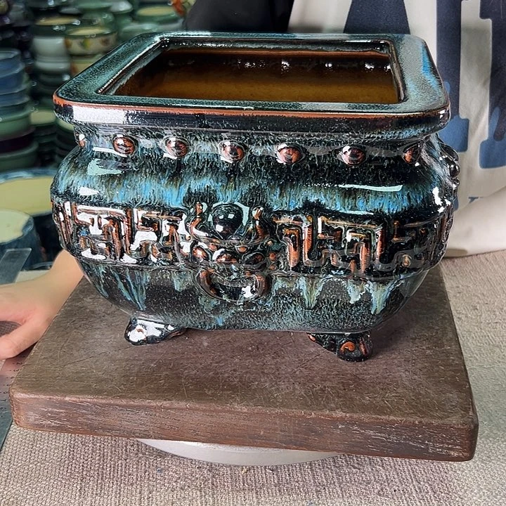 泳坤堂石湾盆陶瓷
