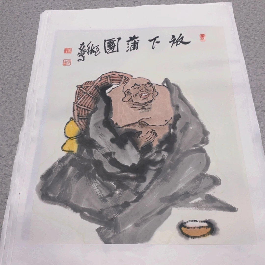 国画1.4平尺国画作品