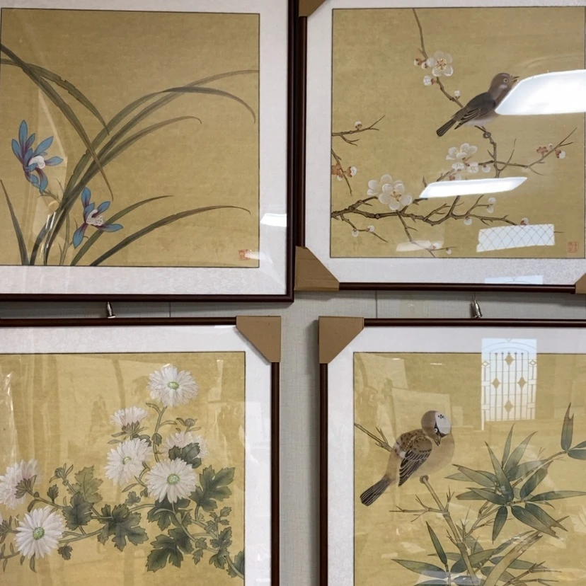 【闪购商品】国画手绘国画工笔带框